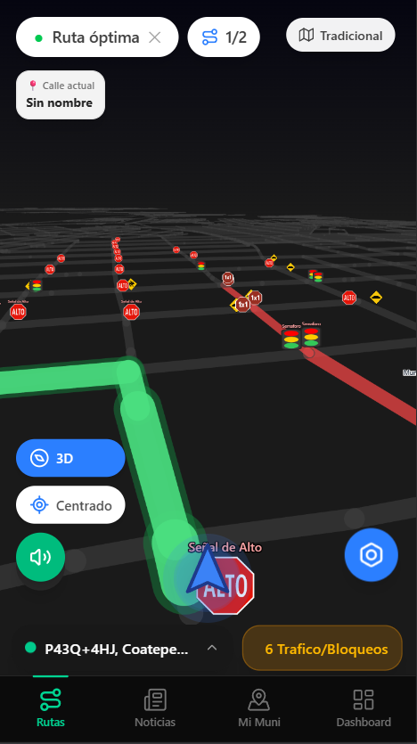 TuMuni App Interface